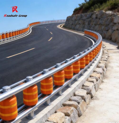 Latest company news about Highway Roller Guardrail Car Truck Crash Warning Polyurethane Rolling Barrier Sistem