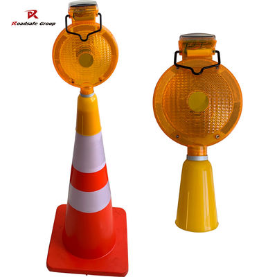 quality Lampu peringatan lalu lintas sementara garasi 185mm Smart Hambatan lalu lintas beton factory