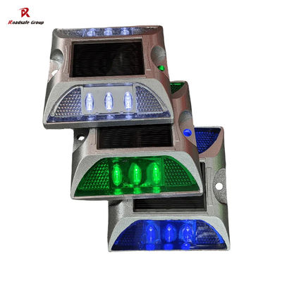 quality Flashing Reflective Solar Road Reflectors LED Aluminium Solar Road Stud factory