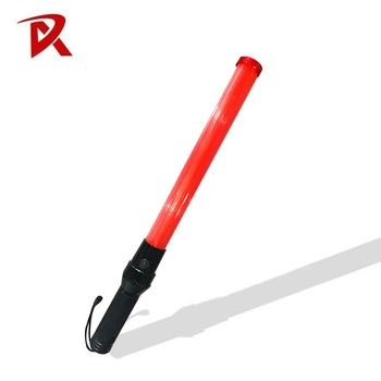 LED Plastic Emergency Flashing Traffic Safety Baton Untuk Railway Road Control 4