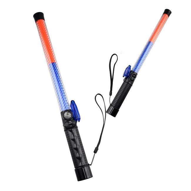 LED Plastic Emergency Flashing Traffic Safety Baton Untuk Railway Road Control 2