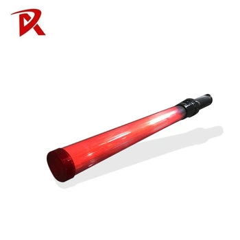 LED Plastic Emergency Flashing Traffic Safety Baton Untuk Railway Road Control 5