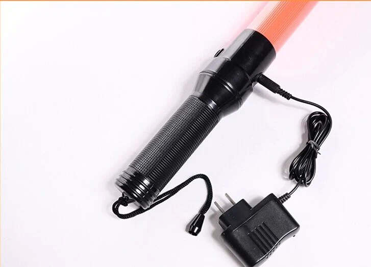 LED Plastic Emergency Flashing Traffic Safety Baton Untuk Railway Road Control 9