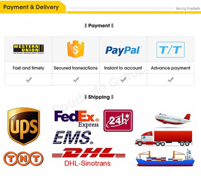 Peringatan Keamanan Lalu Lintas Luar Ruang 75cm Peringatan Lalu Lintas Plastik PU tahan lama 26