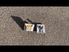 ROADSAFE 100*100*20/90mm LOGO Kustom Aluminium Road Stud Batu Jalan Berkualitas Tinggi Keselamatan Reflektif C