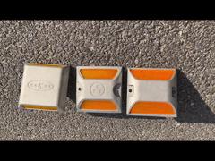 Alas jalan aluminium Penanda Trotoar Timbul Visibilitas Tinggi