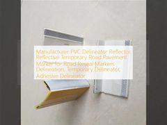 Produsen PVC Delineator Reflector Reflective Temporary Road Pavement Marker untuk Road Resal Markers Delineasi, Delineator Sementara, Delineator Perekat