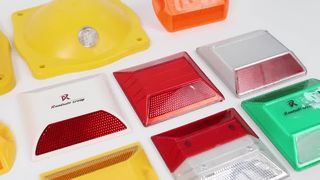 Keselamatan Reflektif Plastik Kancing Jalan