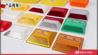 Keamanan Reflektif Kancing Jalan Plastik